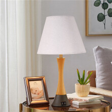 Lamp Shade Linen Fabric White Lamp Shade Small 5 Inch Top Diameter x 9 Inch Bottom Diameter x 7 Inch Tall (White with Gold Threads)