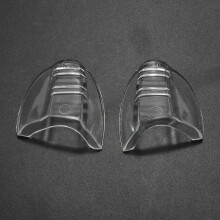 1 Pair Glasses Side TPU Clear Glasses Protective Covers Flap Side Protector for 12mm Glasses Frame