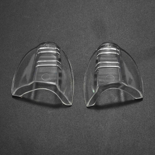1 Pair Glasses Side TPU Clear Glasses Protective Covers Flap Side Protector for 12mm Glasses Frame