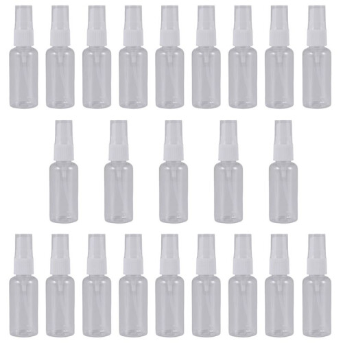 36Pcs 30Ml/1Oz  Fine Mist Spray Bottles Refillable Bottles Small Empty Clear Plastic Travel Size Bottles 1