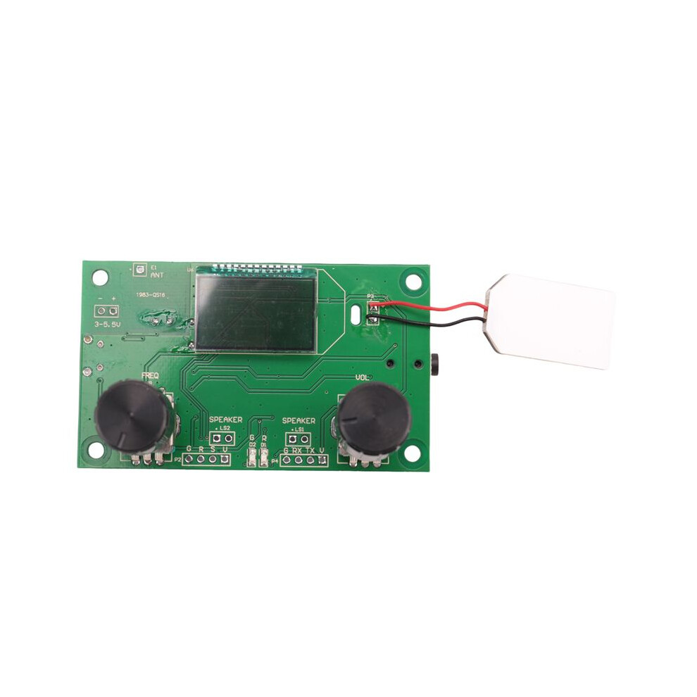 Fm Radio Receiver Module 87-108Mhz Frequency Modulation Stereo Receiving Board With Lcd Digital Display 3-5V Dsp Pll 6034191711760