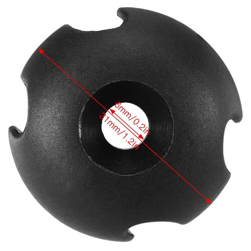 10Pcs Deck  Guide Slotted Round Out Pull Rope Buckle Fitting Accessories for Kayak Canoe Boat 2