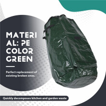 Collapsible Compost Bin,Yard Waste Bag, Reusable Heavy Duty Garden Leaf Waste Bag Yard Compost Bin Composting Fruit