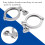 2 Peças Tri-Clamp Aço Pino Único Braçadeira Tri para Serviço Pesado com Porca de Orelha para Virola TC com Junta de Silicone 2 Polegadas 5