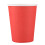 20 Paper Cups (9oz) - Plain Solid Colours Birthday Party Tableware Catering(Red) 1