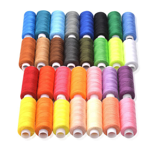 30 Spool Sewing Thread, 250 Yard Each Assorted Spool Threads Sewing Thread Bobbins Of Colorful Assorted Thread Spool for Embroidery Machine 2