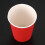 20 Paper Cups (9oz) - Plain Solid Colours Birthday Party Tableware Catering(Red) 5