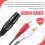 1,5 m / 5 ft Stereo Audio Splitter Patch Y Kabel 1 XLR Buchse auf 2 RCA Stecker 6