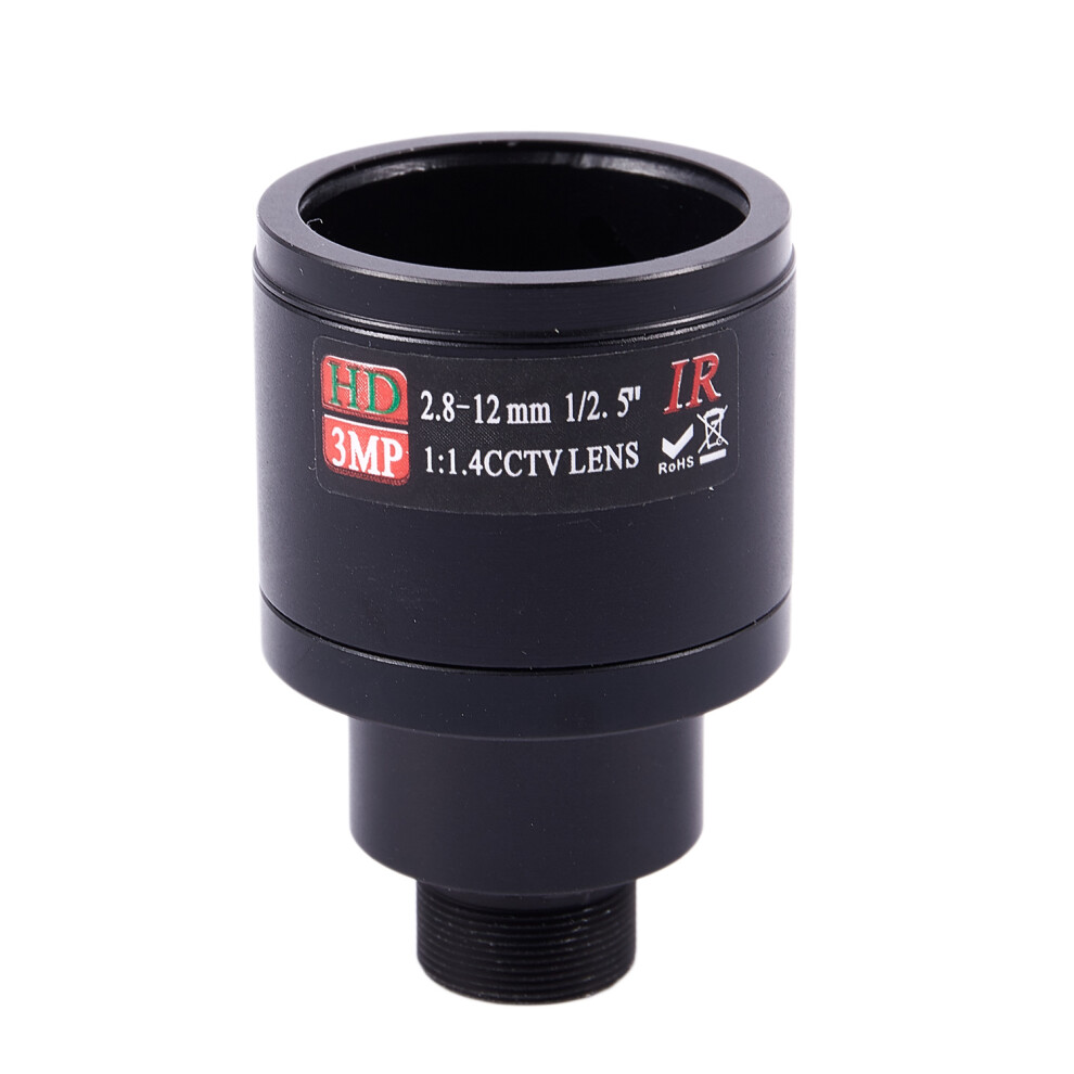 Hd Cctv Lens 3.0Mp M12 2.8-12Mm Varifocal Cctv Ir Hd Lens,F1.4,Manual Focus Zoom 6031417154516