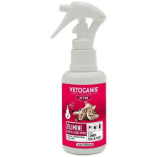 Fipronil Spray gegen Flöhe und Zecken - VETOCANIS - 2,5 mg für Hund und Katze - 100ml