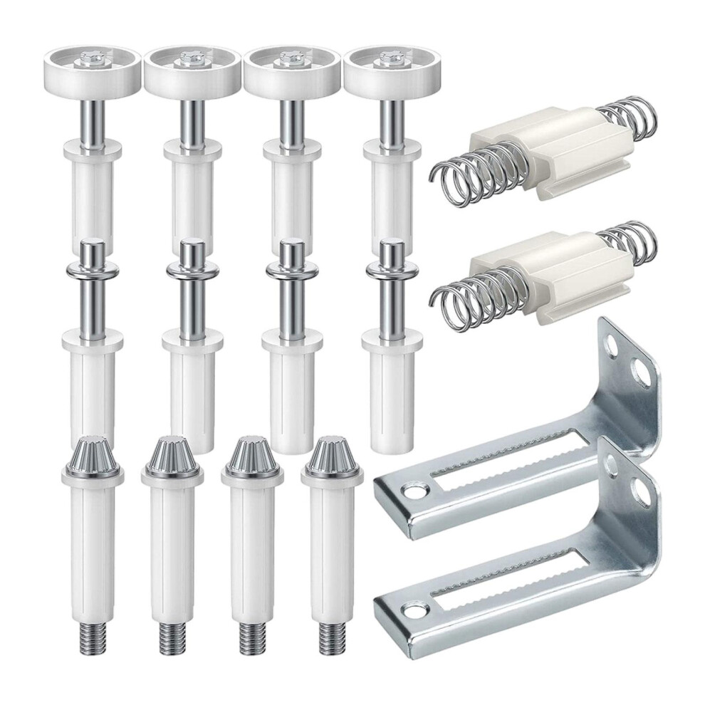 16Pcs Bifold Door Hardware Kit Bifold Door Hardware Repair Replacement 6901423248717