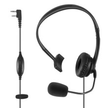 2-pin headphone headset TK220 for Jianwu  UV-5R BF-888S Retevis H777 PUXING TYT interphone C9009