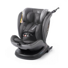 Seggiolino auto - BABYAUTO - RODIA - Gruppo 0/1/2/3 - 40 / 150 cm - I-Size Plus - Isofix - Rotante - Inclinabile - Riduttore - Grigio