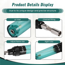 Cordless Torch Soldering Iron MT-100 Butane Gas Soldering Iron Pen(Green)