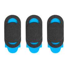3 Stücke Kunststoff Kamera Schild Aufkleber Notebook PC Tablet PC Mobile Anti-Hacker Gucken Schutz Privatsphaere Abdeckung Schwarz