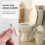 Toilet  Hinges Screws WC Hole Fixing Easy Installation 2 Pack 4