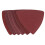 60pcs Triangular Hook and Loop Triangle-Sandpaper, Fit 3-1/8 Inch Oscillating Multi Tool Sanding Pad, Assorted 40 60 80 100 120 240 Grits 6
