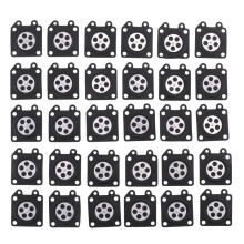 30St FöRgasardelar MotorsåG FöRgasare Membrankuddar för Zama MotorsåGsföRgasare 2500/3800/4500/5200/5800 TillbehöR