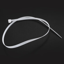 10X Extra Lange 76 Cm Lange Kabel Binder Weiße ReißverschlÜSse