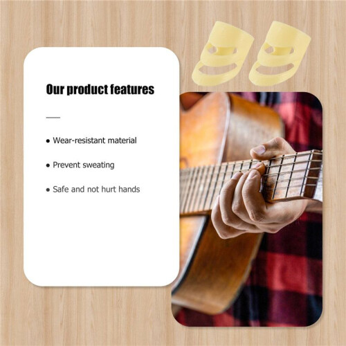 3 St Gitarrplockar Elektrisk Akustisk Gitarr Ukulele Pekfingerval Alaska Pick Gitarr SträNginstrument TillbehöR M 1