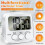 Digital Kitchen Timer, Large Screen Large Font Display, Magnetic Back Cooking Timer, Loud Alarm 3