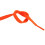 Trainers Replacement 8mm Wide Orange Flat String Shoelace Pair 8