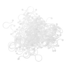 100 Pcs Lazo de Cable de Nylon Ronda de Cerradura de la torcedura