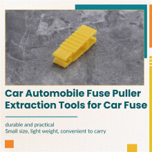 Car Automobile Fuse Puller Extraction Tools for Car Fuse (Yellow)
