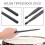 Pair of 5A Drumsticks Nylon Stick for Drum Set  Professional Black 3