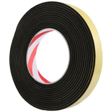 5M Svart Enkelsidig SjäLvhäFtande Skumtejp Sluten Cell 20 Mm Bred X 3 Mm Tjock