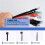 100 x Thin Black Cable Tidy Ties Zip Ties Cord Strap Wrap 200mm x 3mm 3
