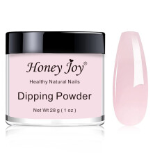 28g/Box Fine Dipping Powder French Manicure Foundation Colors Pink and White Dip Powder Nails,No UV Led Cure,1oz per box,Clear Natural Pink…