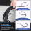 100 x Thin Black Cable Tidy Ties Zip Ties Cord Strap Wrap 200mm x 3mm 4