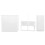 2 in 1 White 24 Pieces Microscope Slides Staining Rack Dish Set 1
