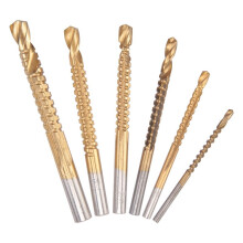 6 pcs HSS Milling Drills Set Wood Drill Bits Drill Set for Wood Metal K075