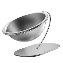 Plato Elevado para Gatos, Recipiente de Acero Inoxidable para Comida de Perros, Accesorio de Alimentación para Mascotas, Cuenco Elevado para