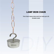 1M Heavy Duty Chain For Vintage Chandelier Hanging Lamp,French Gold