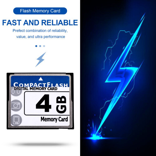 Professional 4GB Compact Flash Memory Card(White&) 2