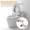 2pcs New Sets Toilet  Screws Top Fix Hinge Pack Repair Tool Replacement 1