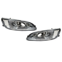 Pair Front Bumper Fog Light Clear Lens Driving Lamp Assembly for 2004-2009 RX330 RX350 81220-0E010 81210-0E010