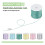 300 Yards 0.8mm Nylon String for Bracelets, 6 Colors Braided Thread Bracelet String Thread Wind Chime for Jewelry Making 3
