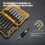 Drill Bit Set 50Pcs Power Screwdriver Drill Fast Change Converter Extension Woodworking Drill Bits Drill Bit Precision 7