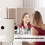 Makeup Organizer with Lid Automatic Lifting Cosmetic Tools Organizer Dustproof Makeup Organizer for Makeup Brushes 4