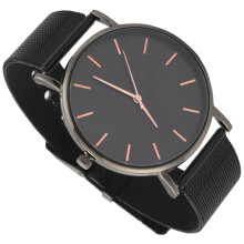 Army Sport Date Analog Quartz Wrist Watch Fashion Stainless Steel Men Relogio Masculino Casual Male Clock Wristwatch Black&Rose Gold