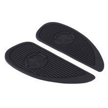1Pair Motorcycle Tank Traction Pad Side Gas Knee Grip Protector Anti Slip Sticker For Black