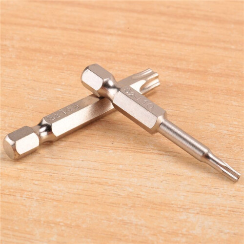 7Pcs Set Star Bit Screwdriver Drill Bits Screw Driver Magnetic 1/4Inch Hex Shank Hand Tools Five-Pointed Star Bore Hole 2