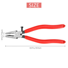 Heavy Duty Key Fob Pliers Tool, Metal Glass Running Pliers With Flat , Studio Running Pliers Attach Rubber Tips Perfect For Key Fob Hardware