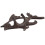 Fish with Two Hooks Ocean Series Cast Iron Wall Hook Wall Mount towel Hanger Hook for Hat, Key, Coats 5