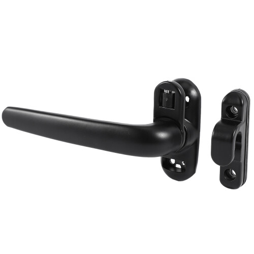Door and Window Handle Lock Casement Window Lock Wheel Handle Black 1
