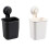 1 PC Suction Cup Toothbrush Cup Holder Rack Plastic Holder Toothpaste Storage Box for Kitchen Bathroom Toilet Black 9